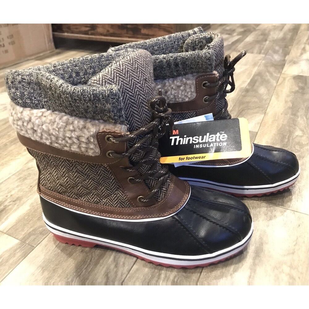NEW Womens 3M Thinsulate Size 7 Insulated Warm Lined Snow/Winter Boots. - Picture 2 of 11